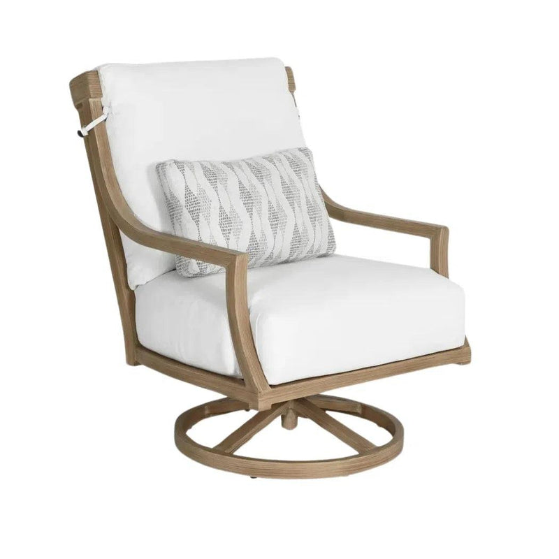 Nicoya High Back Swivel Rocking Lounge Chair Sunbrella-Outdoor Lounge Chairs-Castelle-LOOMLAN