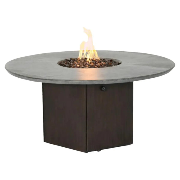 Nicoya Round Coffee Table Firepit by Castelle-Outdoor Fire Tables-Castelle-LOOMLAN