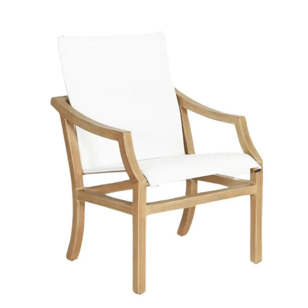 Nicoya Sling Dining Chair Outdoor Living By Castelle-Outdoor Dining Chairs-Castelle-LOOMLAN