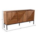 Nikita Iron Based Wooden Sideboard