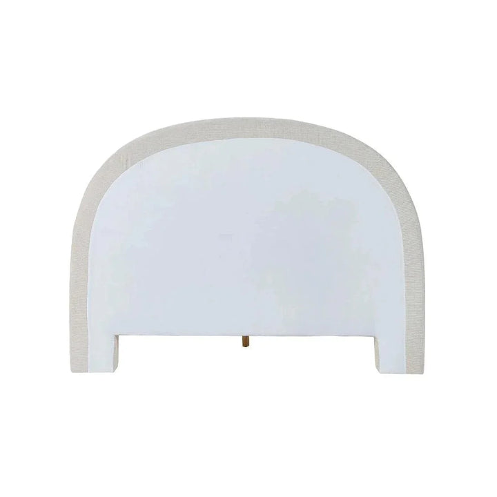 Nina Polyster Round Headboard Bed - LOOMLAN - LH Imports - Beds