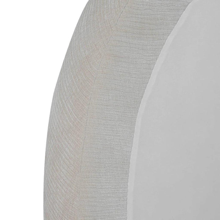 Nina Polyster Round Headboard Bed - LOOMLAN - LH Imports - Beds