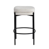 Nina Polyester Upholstered Counter Stool