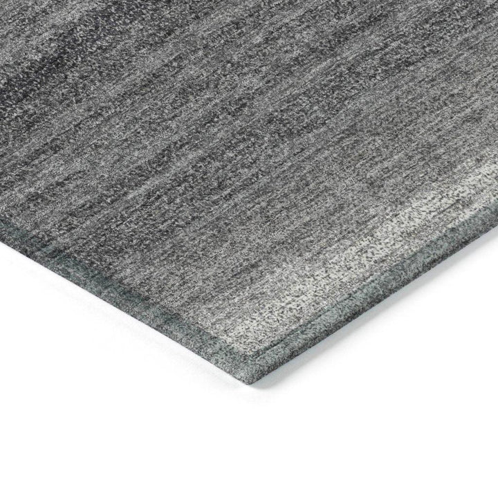 Nira Gray Washable Indoor-Outdoor Rug-Outdoor Rugs-LOOMLAN Rugs-LOOMLAN