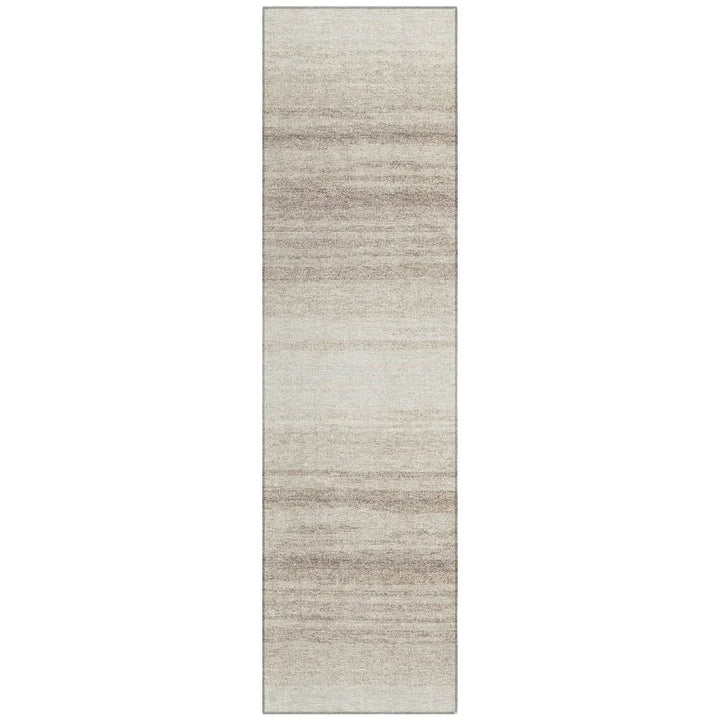 Nira Ivory Washable Indoor-Outdoor Rug-Outdoor Rugs-LOOMLAN Rugs-2'3" x 7'6"-LOOMLAN