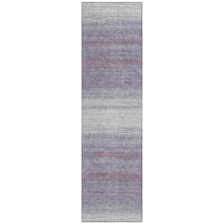 Nira Purple Washable Indoor-Outdoor Rug-Outdoor Rugs-LOOMLAN Rugs-2'3" x 7'6"-LOOMLAN