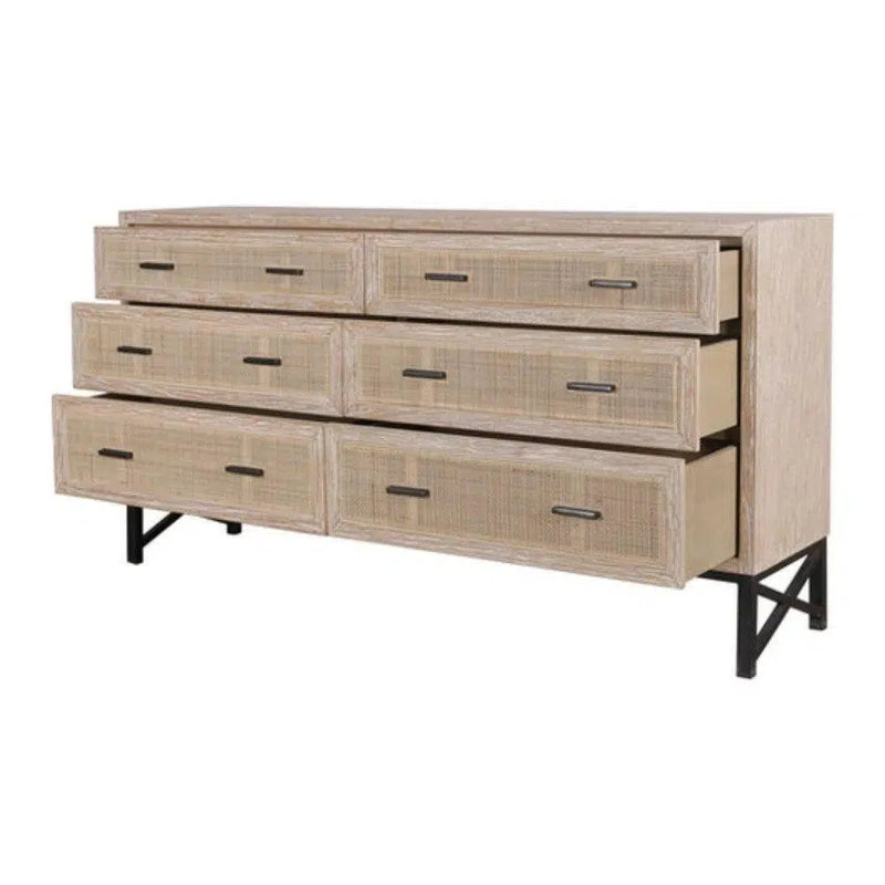 Noah 6 Drawer Dresser Natura