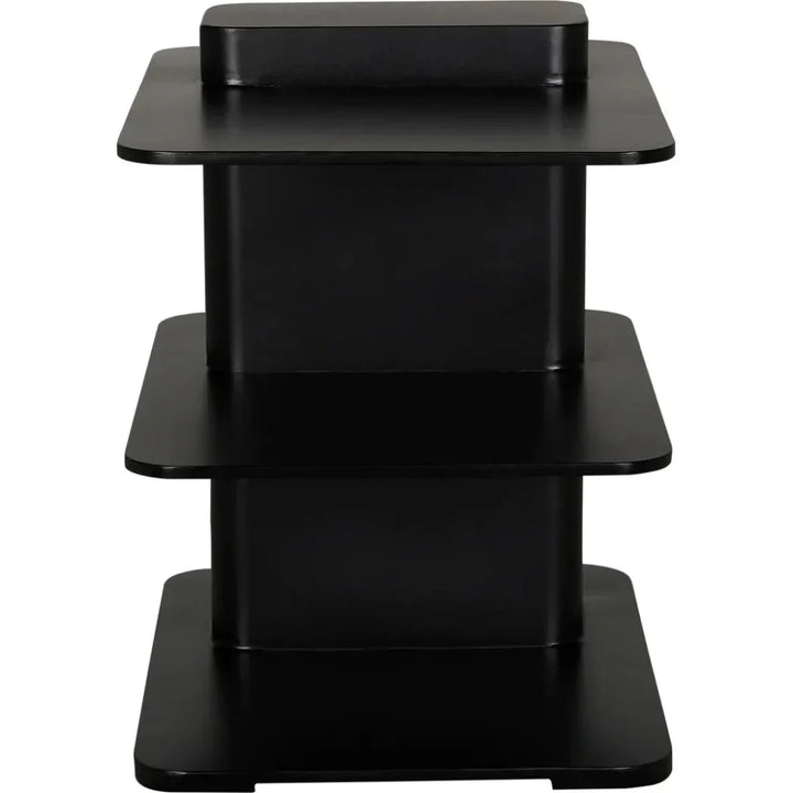 Noir Concoction Side Table Black Industrial Steel - LOOMLAN - Noir - Side Tables