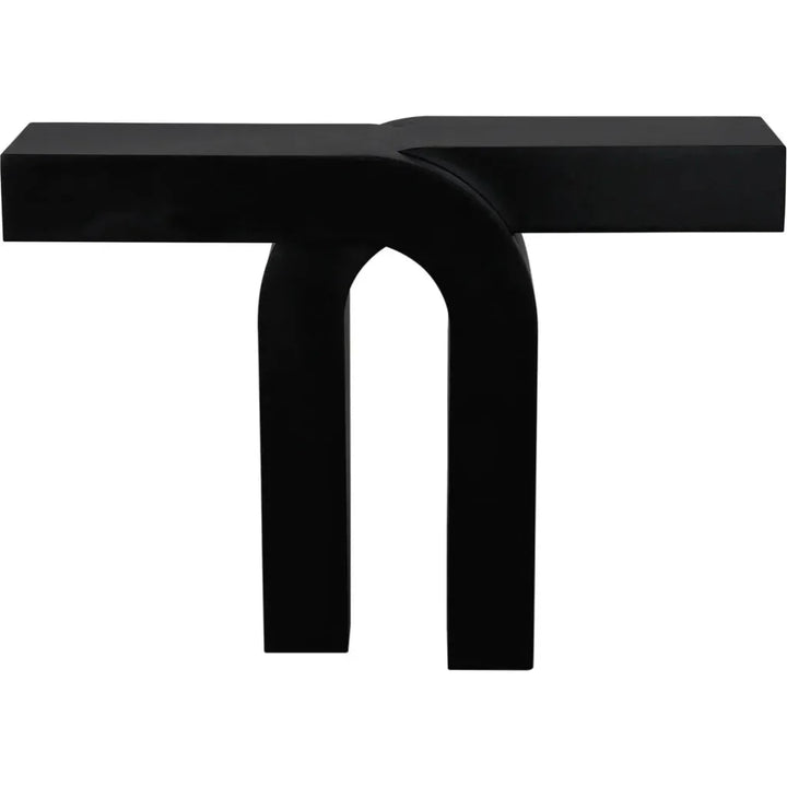 Noir Emporium Console Black Steel Furniture - LOOMLAN - Noir - Console Tables