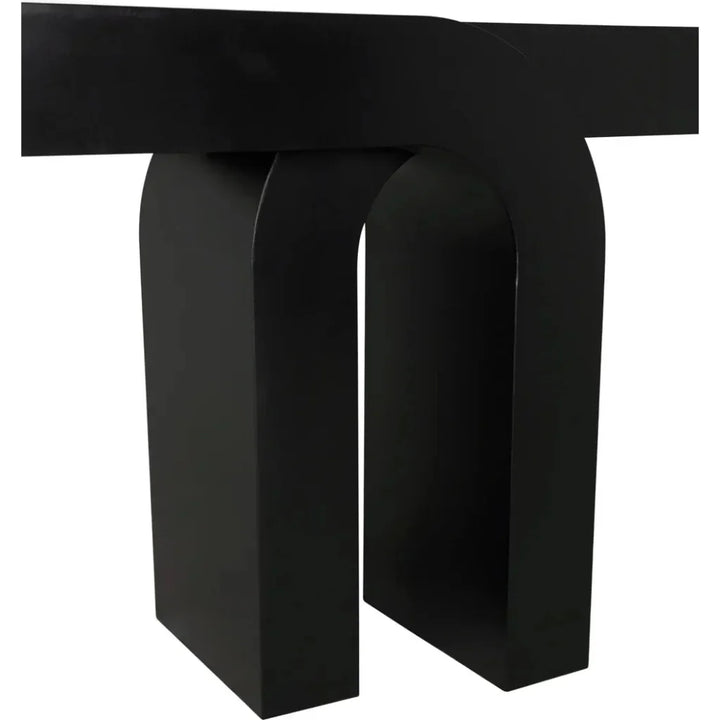 Noir Emporium Console Black Steel Furniture - LOOMLAN - Noir - Console Tables