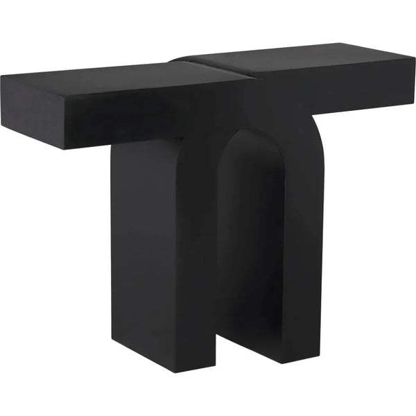 Noir Emporium Console Black Steel Furniture - LOOMLAN - Noir - Console Tables