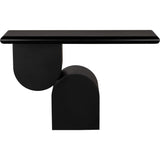 Noir Fraser Console Black Industrial Steel-Console Tables-Noir-LOOMLAN