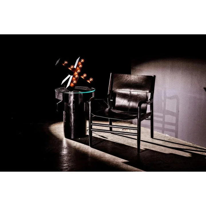 Nolen Steel Table Lamp - LOOMLAN - Noir - Table Lamps