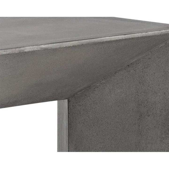 Nomad Concrete Outdoor Backless Bench-Outdoor Benches-SUNPAN-LOOMLAN