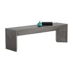 Nomad Concrete Outdoor Backless Bench