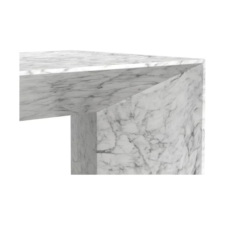 Nomad Concrete Outdoor Rectangular Coffee Table-Outdoor Coffee Tables-SUNPAN-LOOMLAN