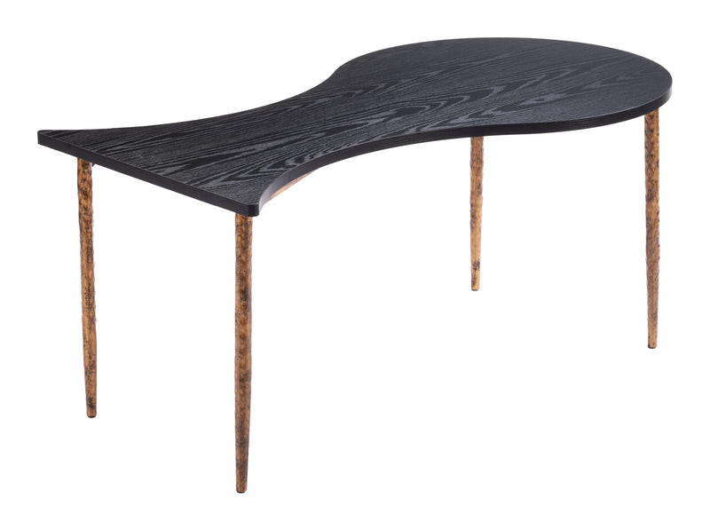 Norden Coffee Table Set (2-Piece) Black & Bronze-Coffee Tables-Zuo Modern-LOOMLAN