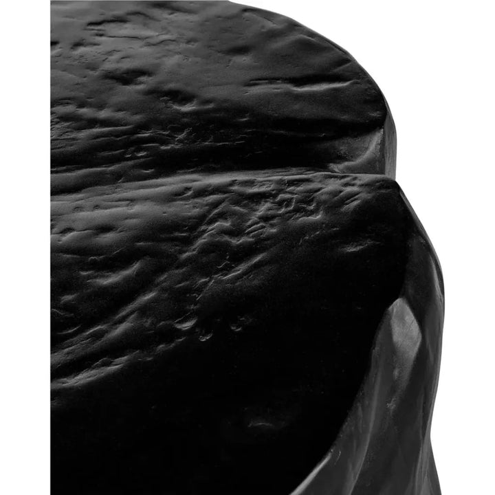 Notte Contemporary Black Round Coffee Table - LOOMLAN - Moe's Home - Coffee Tables