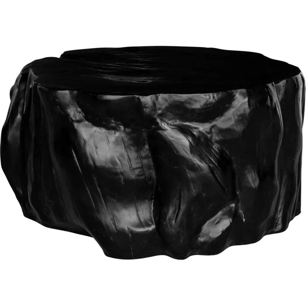 Notte Contemporary Black Round Coffee Table - LOOMLAN - Moe's Home - Coffee Tables