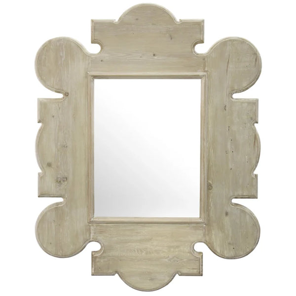 Reclaimed Lumber Gothic Wood Framed Wall Mirror