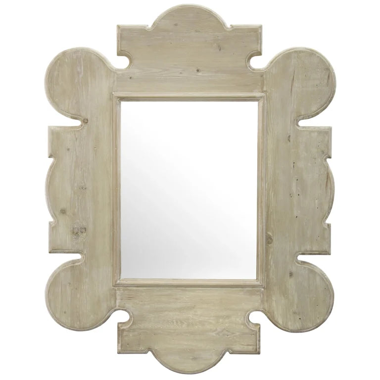 Reclaimed Lumber Gothic Wood Framed Wall Mirror