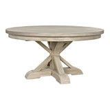 Isabelle Wooden Extendable Round Dining Table