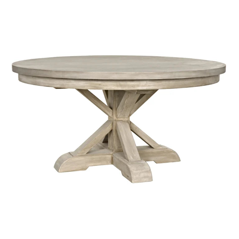 Isabelle Wooden Extendable Round Dining Table