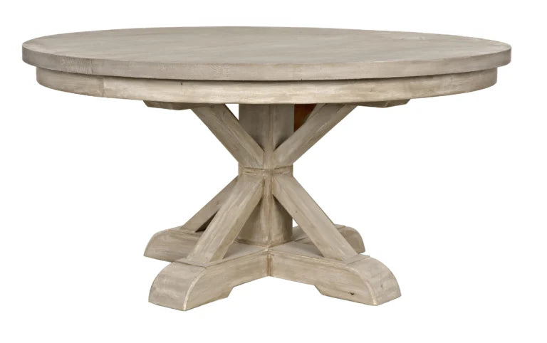 Isabelle Wooden Extendable Round Dining Table