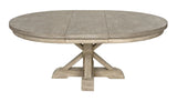 Isabelle Wooden Extendable Round Dining Table