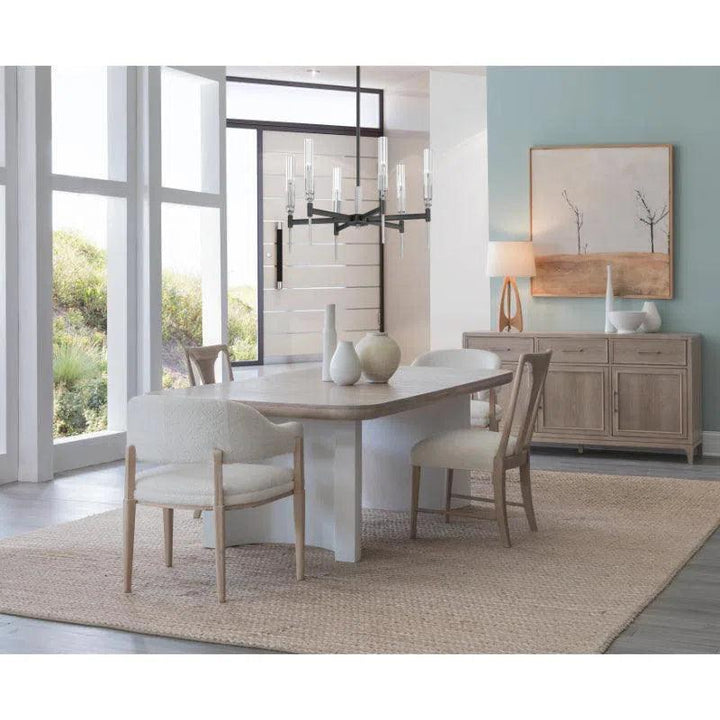 Oak Bodhi Rectanglular Table 20-Inch Leaf-Dining Tables-Palmetto Home-LOOMLAN