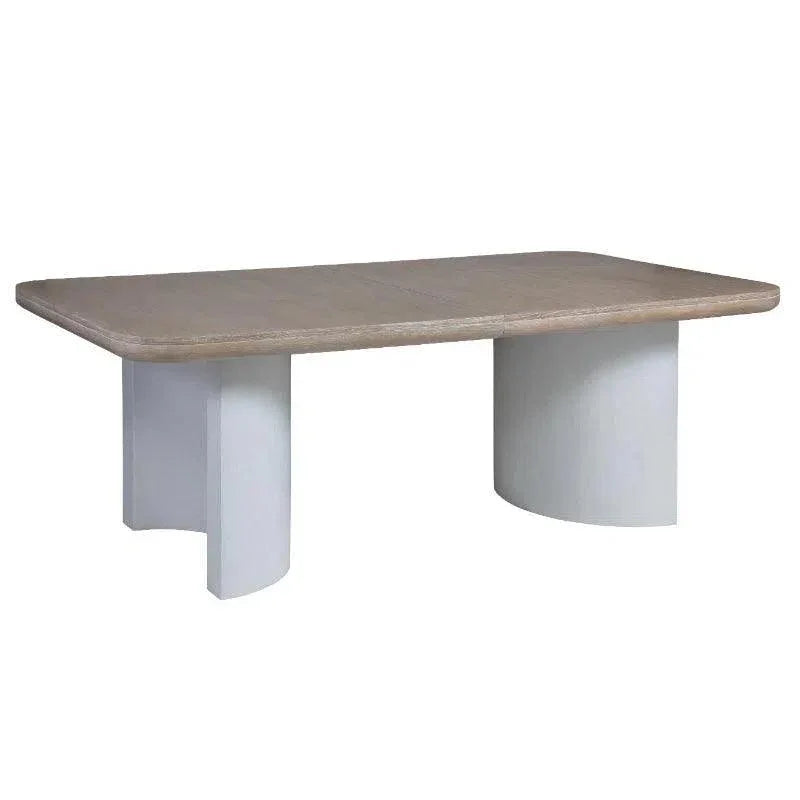 Extendable Oak Dining Table 84-104 Inch | LOOMLAN