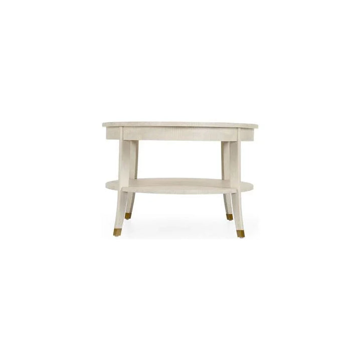 Oaklee Wooden Oval Cocktail Table - LOOMLAN - Wildwood - Coffee Tables
