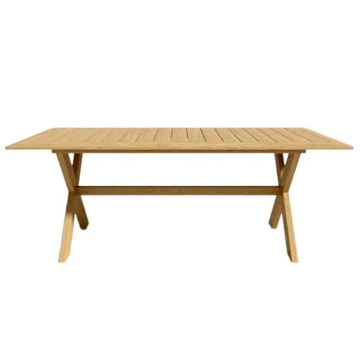 Oakville Outdoor Teak Dining Table-Outdoor Dining Tables-HiTeak-LOOMLAN