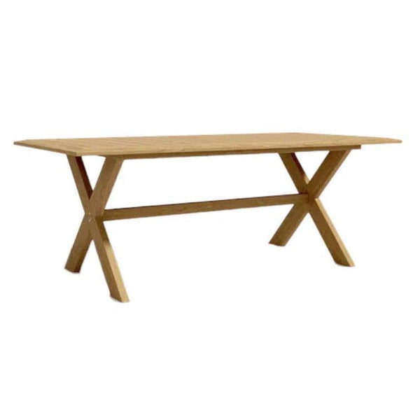 Oakville Outdoor Teak Dining Table-Outdoor Dining Tables-HiTeak-LOOMLAN