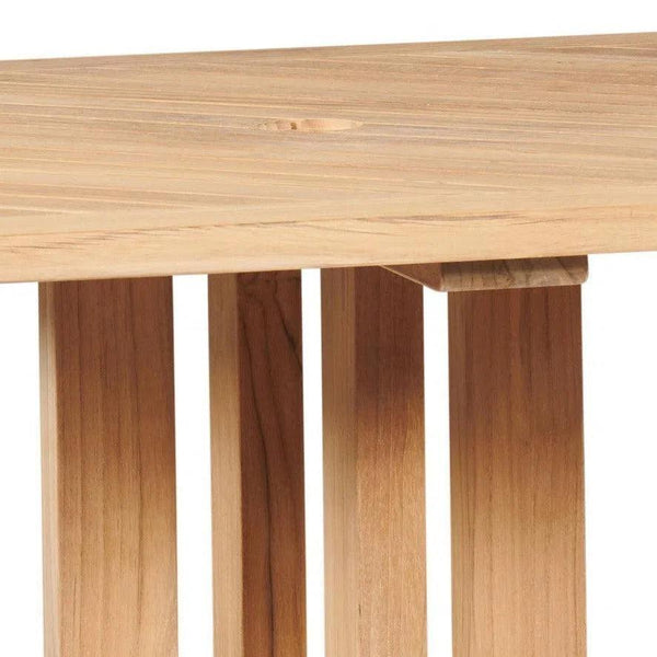 Oasis Square Teak Outdoor Bar Table-Outdoor Coffee Tables-HiTeak-LOOMLAN