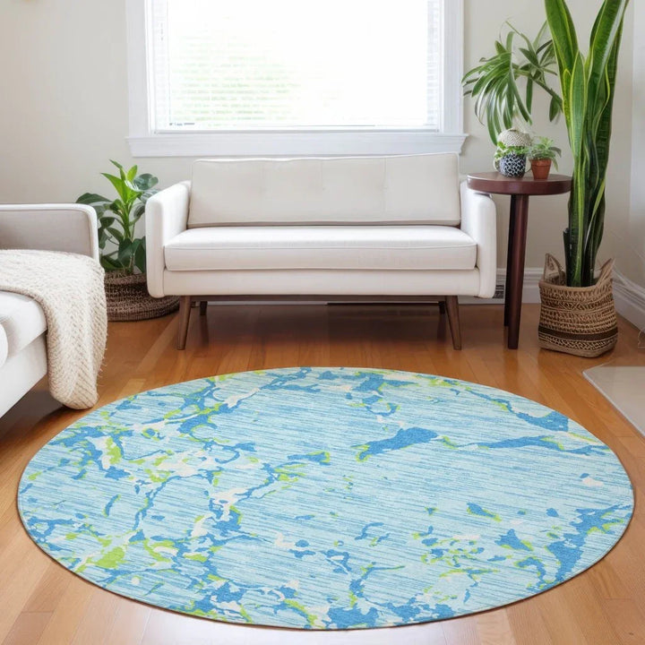 Oceana Sky Washable Indoor-Outdoor Rug-Outdoor Rugs-LOOMLAN Rugs-LOOMLAN