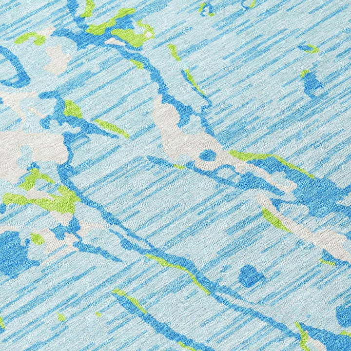 Oceana Sky Washable Indoor-Outdoor Rug-Outdoor Rugs-LOOMLAN Rugs-LOOMLAN