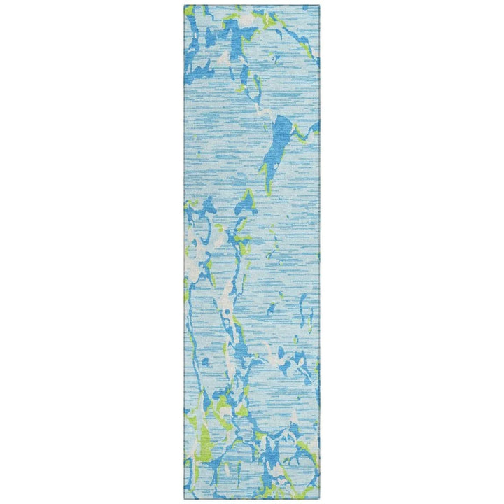 Oceana Sky Washable Indoor-Outdoor Rug-Outdoor Rugs-LOOMLAN Rugs-2'3" x 7'6"-LOOMLAN