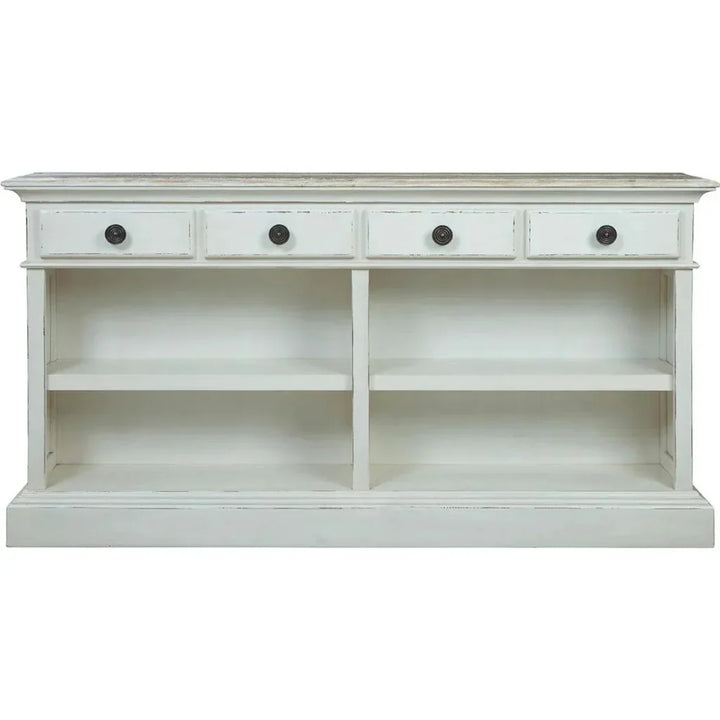 Oceanside Wooden Rectangular Console Table - LOOMLAN - Furniture Classics - Console Tables