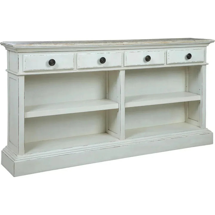 Oceanside Wooden Rectangular Console Table - LOOMLAN - Furniture Classics - Console Tables