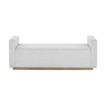 Odette Leather Backless Bedroom Bench