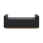 Odette Leather Backless Bedroom Bench