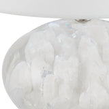 Odette White Quartz Table Lamp