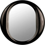 Oh Mirror, Charcoal Black Round Wall Mirror