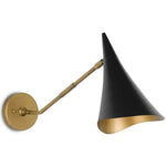 Oil Rubbed Bronze Antique Brass Library Wall Sconce