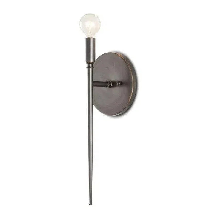 Oil Rubbed Bronze Bel Canto Bronze Wall Sconce - LOOMLAN - Currey & Co - Wall Sconces