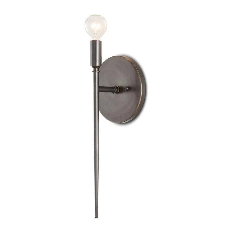 Oil Rubbed Bronze Bel Canto Bronze Wall Sconce Wall Sconces LOOMLAN By Currey & Co