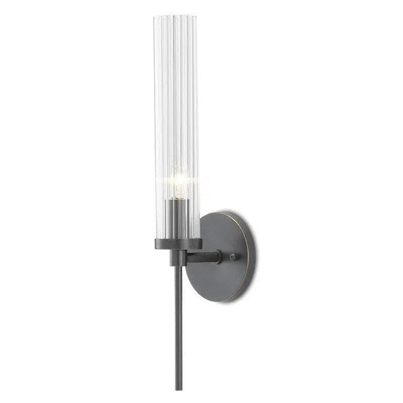 Oil Rubbed Bronze Clear Bellings Bronze Wall Sconce