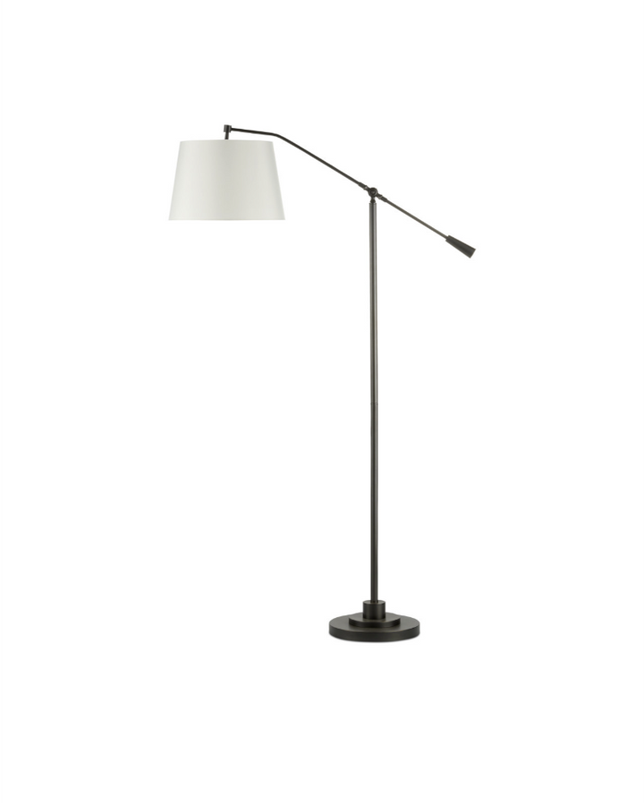 Oil Rubbed Bronze Maxstoke Bronze Floor Lamp-Floor Lamps-Currey & Co-LOOMLAN