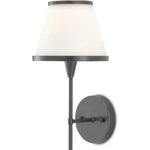 Oil Rubbed Bronze Opaque Glass Brimsley Wall Sconce